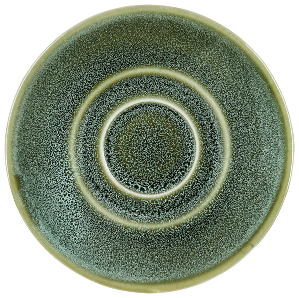 spodek do filiżanki do espresso Nano; 12.4 cm (Ø); zielony; okrągły; 6 sztuka / opakowanie