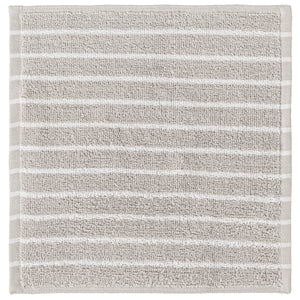 Seiftuch Tinos; 30x30 cm (SxD); kamiennoszary/biały; 5 sztuka / opakowanie
