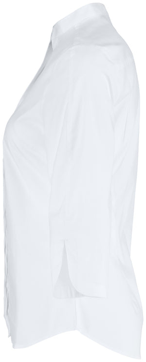 Bluse Dreiviertelarm Lani Regular Fit; Kleidergröße 50; biały