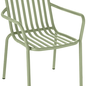krzesło Merida; 57x64x85 cm (SxGxW); zielony; 2 sztuka / opakowanie