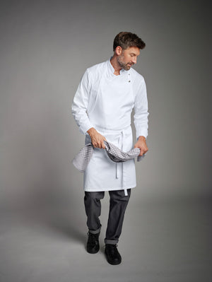 Herrenkochjacke Lewis; Kleidergröße 50; biały
