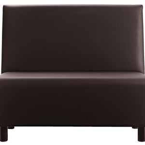 ławka 2-osobowa Medley; 118x62x102 cm (SxGxW); siedzisko brązowy