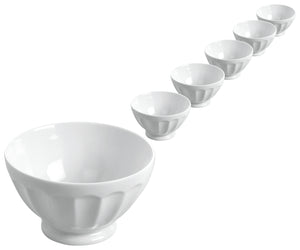 miska Bel Colore; 460ml, 13.5x7.5 cm (ØxW); biały; okrągły; 6 sztuka / opakowanie