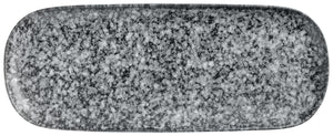 półmisek Mamaro prostokątny; 36x14x2.3 cm (DxSxW); czarny/biały; prostokątny; 3 sztuka / opakowanie