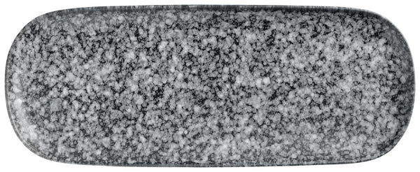 półmisek Mamaro prostokątny; 36x14x2.3 cm (DxSxW); czarny/biały; prostokątny; 3 sztuka / opakowanie