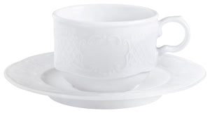 spodek do kubka / filiżanki do kawy/herbaty Minuett; 14.5 cm (Ø); biały; okrągły; 6 sztuka / opakowanie