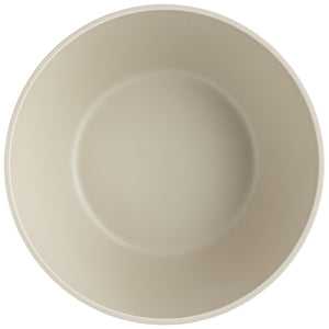  23x10.5 cm (ØxW); beżowy; okrągły