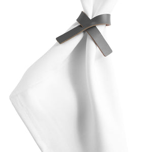 pierścień do serwetki Billund; 1.5x24 cm (SxD); antracyt; 6 sztuka / opakowanie