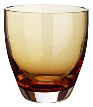 szklanka Calabria; 360ml, 8.9x9.5 cm (ØxW); bursztyn; 6 sztuka / opakowanie