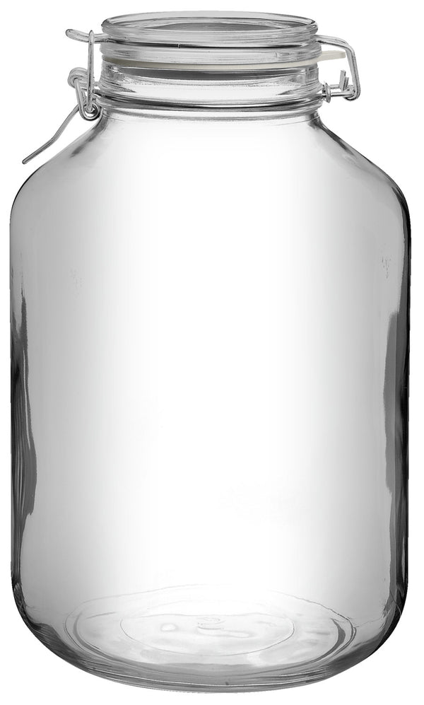 słoik z zamknięciem pałąkowym Fido Herm; 4957ml, 17.5x27.9 cm (ØxW); transparentny; 6 sztuka / opakowanie