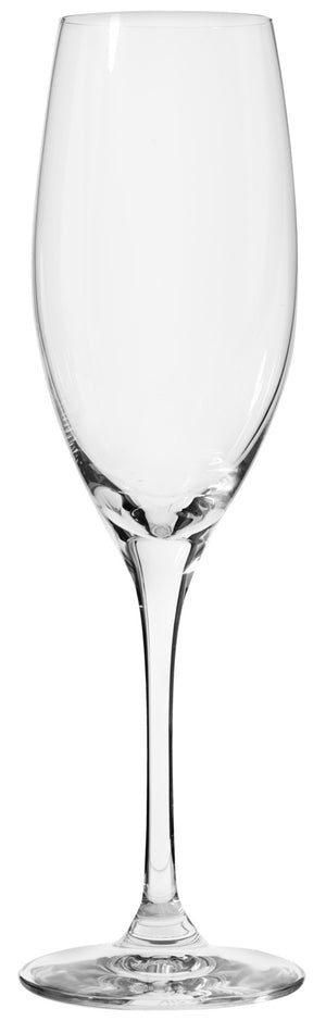 kieliszek do szampana Chateau ze znacznikiem pojemności; 250ml, 4.8x21.6 cm (ØxW); transparentny; 0.1 l Füllstrich, 6 sztuka / opakowanie