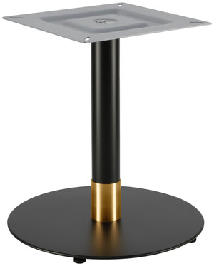 Loungetischsäule Oris; 42x44 cm (ØxW); czarny/złoto