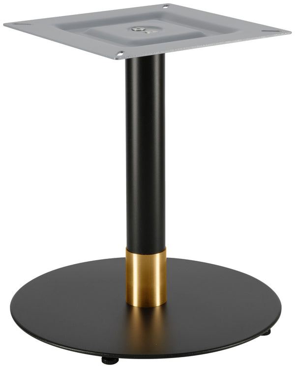 Loungetischsäule Oris; 42x44 cm (ØxW); czarny/złoto