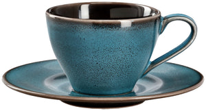 filiżanka do kawy Oriento; 240ml, 9.3x6.8 cm (ØxW); niebieski; 6 sztuka / opakowanie