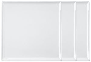 półmisek Ankara; 25.5x25.5x1.3 cm (DxSxW); biały; 3 sztuka / opakowanie