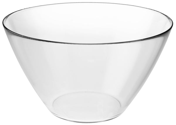 miska szklana Basic; 4000ml, 26x14.5 cm (ØxW); transparentny; 6 sztuka / opakowanie