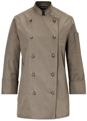 bluza kucharska damska Milan długi rękaw; Kleidergröße 54; taupe