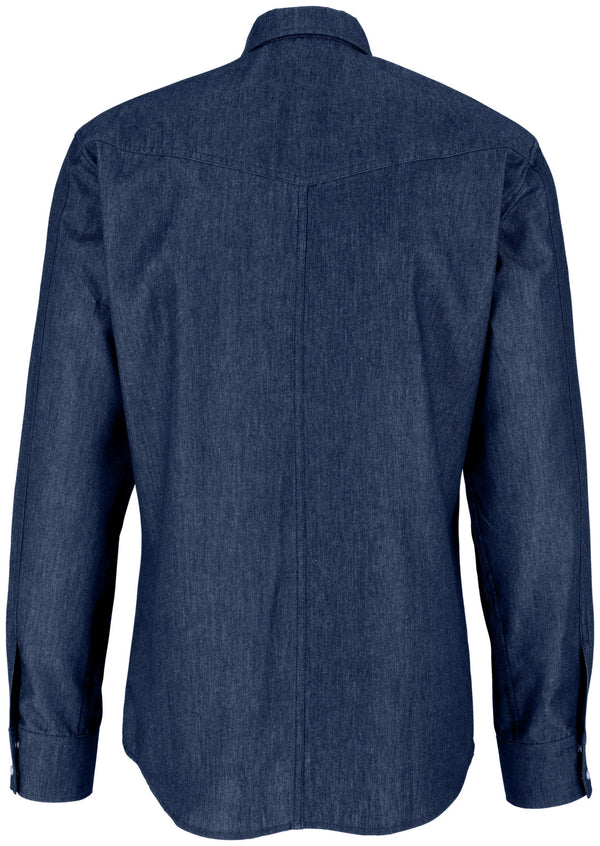 Jeanshemd Ryan; Kleidergröße 45/46; ciemny niebieski