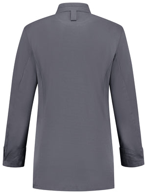 Kochjacke Elise ; Kleidergröße L; ciemny szary