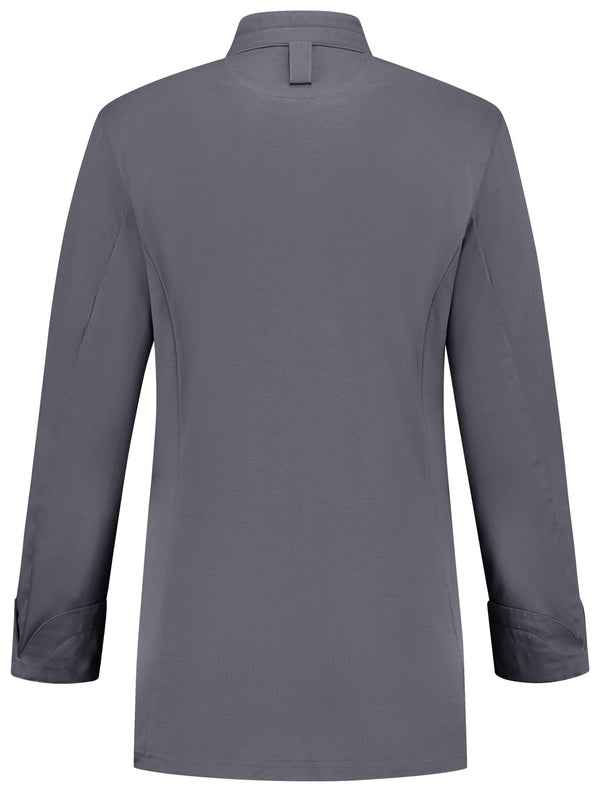 Kochjacke Elise ; Kleidergröße L; ciemny szary