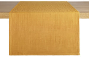 bieżnik na stół Silena; 40x130 cm (SxD); musztarda