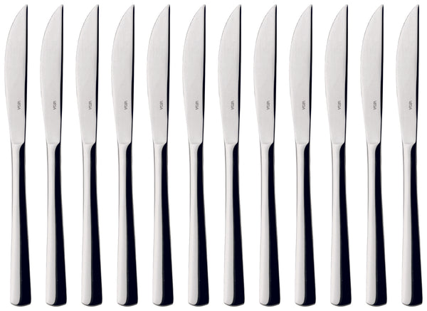 nóż do pizzy/steka Madrid; 22.4 cm (D); srebro