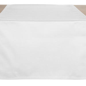 bieżnik Oblia; 40x130 cm (SxD); biały; prostokątny; 6 sztuka / opakowanie
