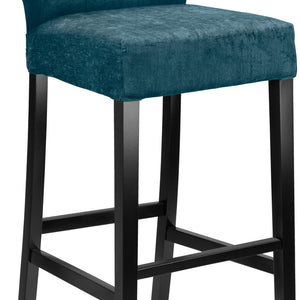 stołek barowy Teatro; 58x55x108.5 cm (SxGxW); siedzisko niebieski