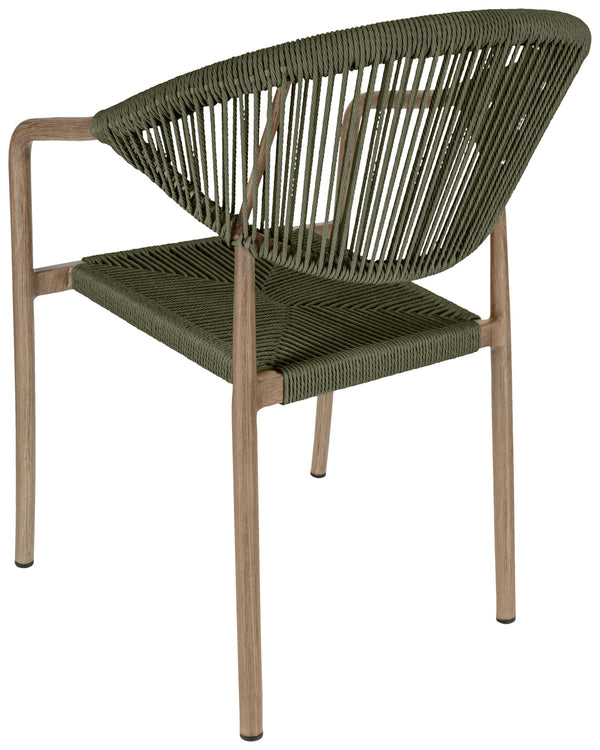 Outdoor-Stuhl Arion; 50x43x85 cm (SxGxW); siedzisko oliwka