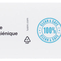 Toilettensitzstreifen 100% Clean & Safe; 60x8 cm (DxS); biały/niebieski; 250 sztuka / opakowanie