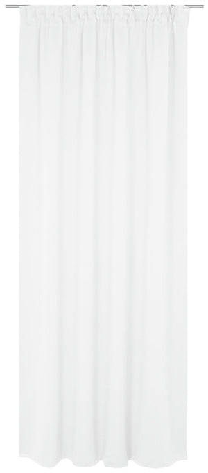Blickdichter Vorhang Opal; 132x145 cm (SxW); biały