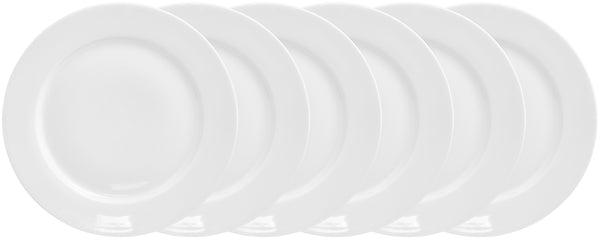talerz płaski Base; 24 cm (Ø); biały; okrągły; 6 sztuka / opakowanie