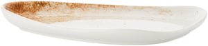 półmisek Purior; 20x10.5x2.3 cm (DxSxW); biały/brązowy; 6 sztuka / opakowanie