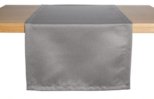 bieżnik Ambita gładki; 40x130 cm (SxD); jasny szary; prostokątny