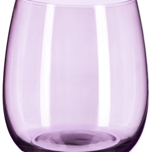 Trinkglas Bea; 375ml, 7x9.4 cm (ØxW); różowy; 6 sztuka / opakowanie