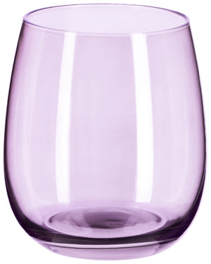 Trinkglas Bea; 375ml, 7x9.4 cm (ØxW); różowy; 6 sztuka / opakowanie