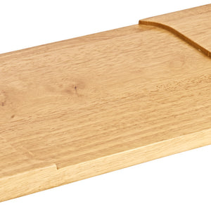 podstawka drewniana Pegosi; 20.5x34.5 cm (DxS); brązowy; prostokątny