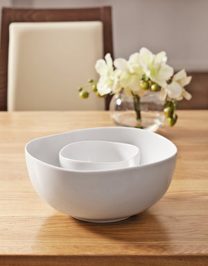 miska Ovalize; 2000ml, 22x10 cm (ØxW); biały; okrągły; 2 sztuka / opakowanie