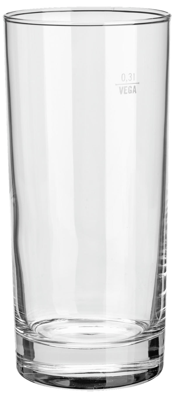 szklanka Regular; 380ml, 6.8x14.9 cm (ØxW); transparentny; 0.3 l Füllstrich, 12 sztuka / opakowanie