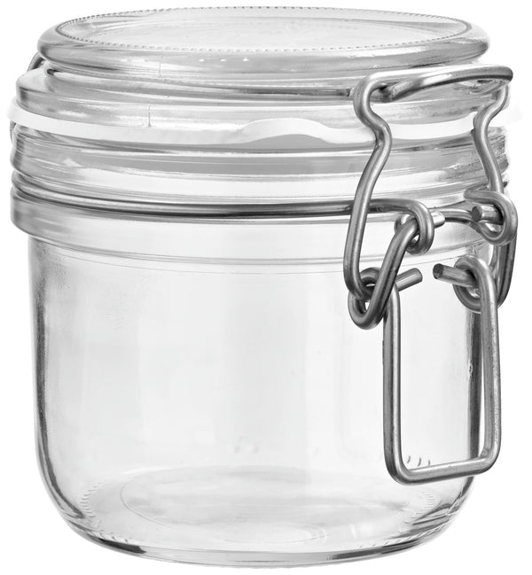 słoik z zamknięciem pałąkowym Fido Terrina; 250ml, 8.3x8.4 cm (ØxW); transparentny; okrągły; 12 sztuka / opakowanie