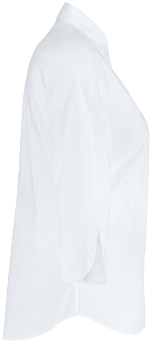 Bluse Dreiviertelarm Porter Regular Fit; Kleidergröße 50; biały