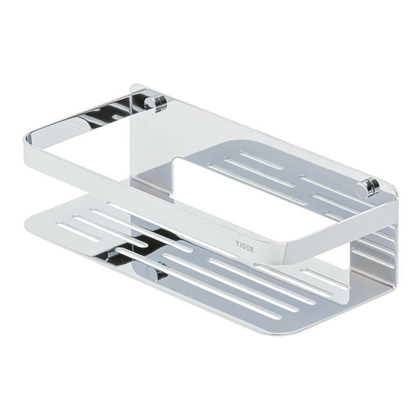 koszyk prysznicowy Caddy chrom; 10.6x24x7 cm (DxSxW); srebro