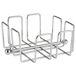 serwetnik BAR; 16x14x6.5 cm (DxSxW); srebro; prostokątny