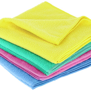ściereczka z mikrofibry Clean miks; 35x35 cm (SxD); wielokolorowy; kwadrat; 20 sztuka / opakowanie