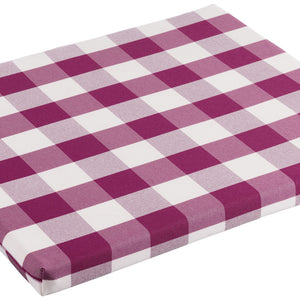 poduszka na krzesło Countryline; 34x39x2.5 cm (SxDxW); burgund; kwadrat; 4 sztuka / opakowanie