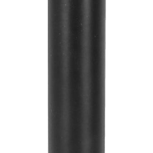 uchwyt/czubek Cornu krótki; 4x8.5 cm (ØxW); czarny; okrągły