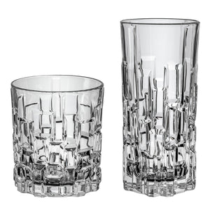 zestaw szklanek Etna; 6.9x15 cm (ØxW); transparentny