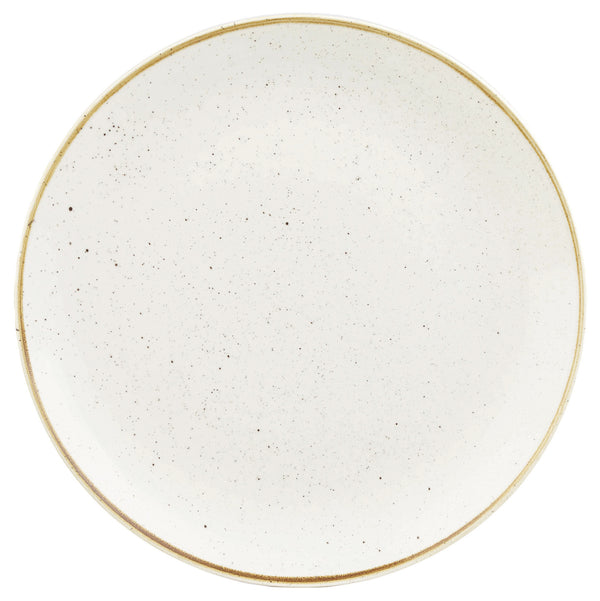 talerz płaski Stonecast Barley White okrągły; 32.4 cm (Ø); biały/brązowy; okrągły; 6 sztuka / opakowanie