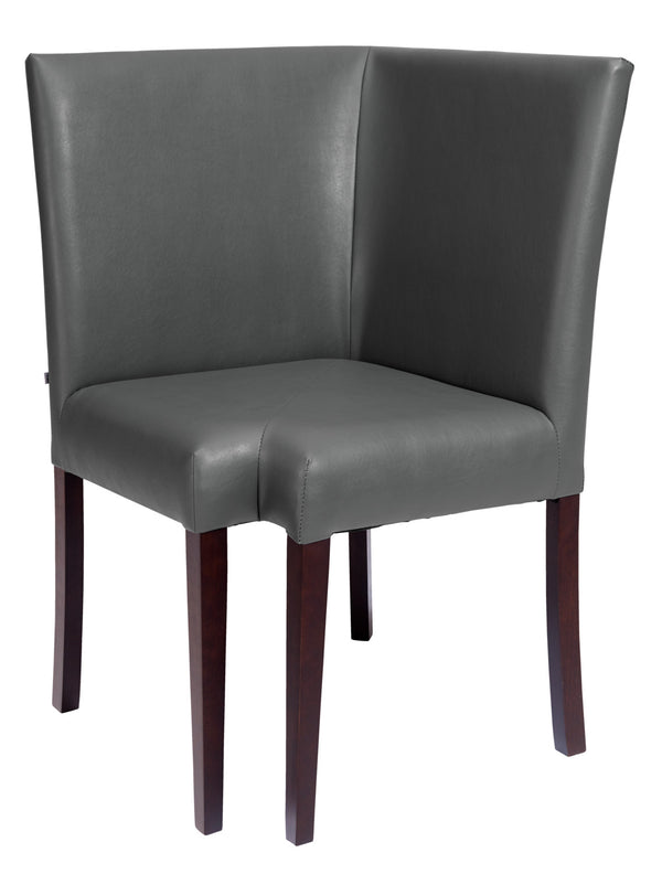 element narożny Elegance; 63x63x95.5 cm (SxGxW); siedzisko antracyt
