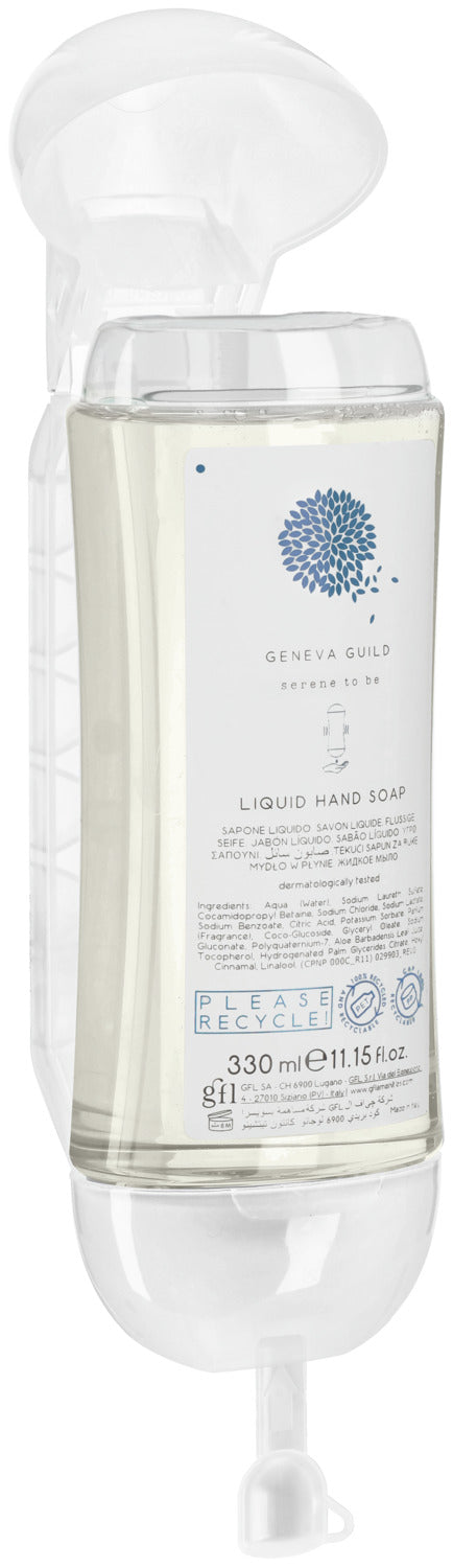 Seife Geneva Guild im Spendersystem; 330 ml; transparentny; 24 sztuka / opakowanie